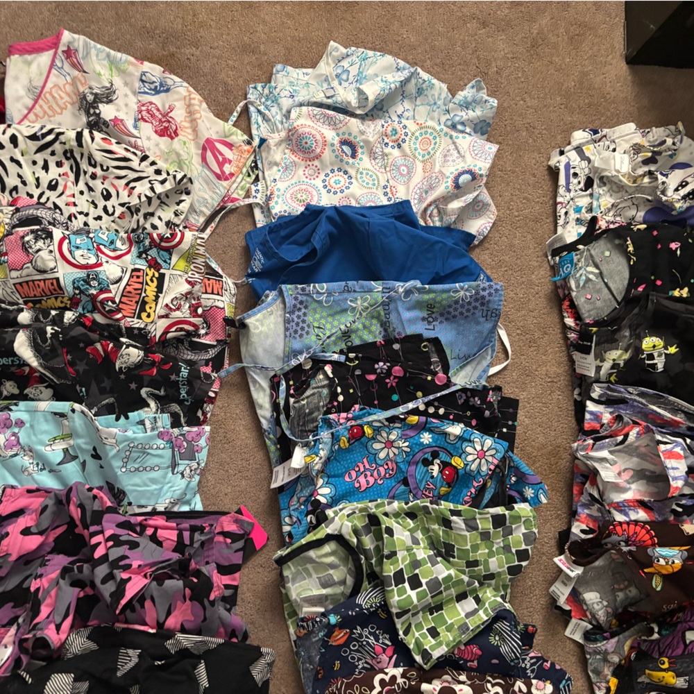 Colorful Patterned Scrubs! - Picture 3 of 5